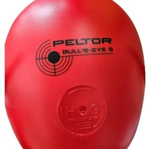 Peltor Bulls Eye 9 H9A Red Hearing Protection Shooting Hunting Ear Muffs 25 NRR